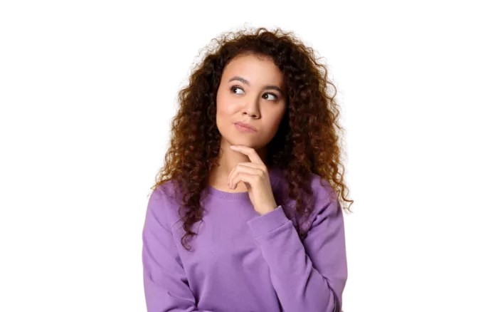 Femme qui pense